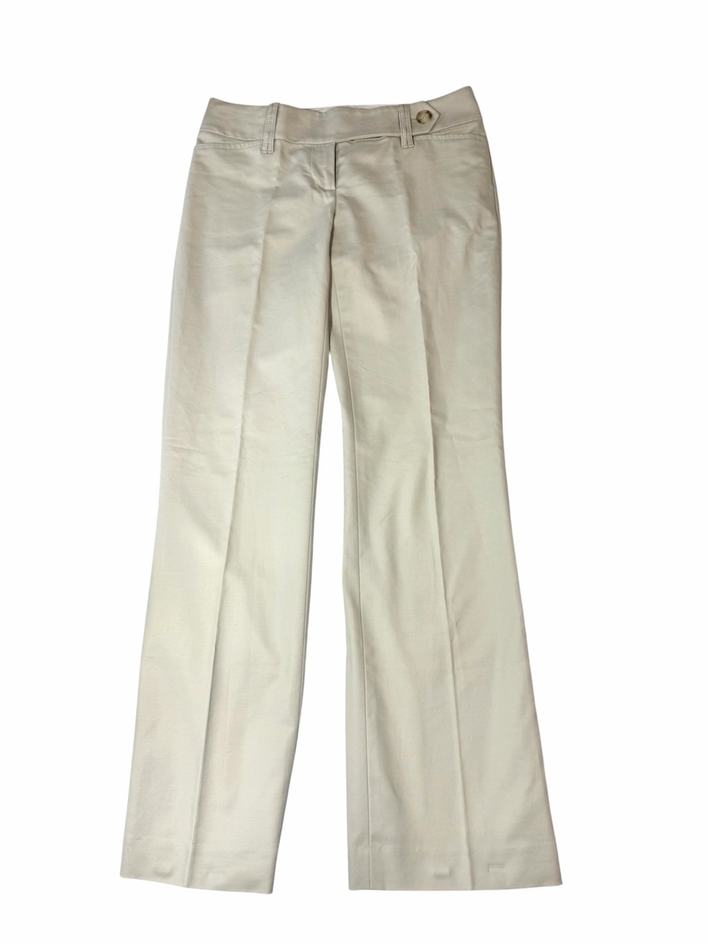 LOFT Marisa Modern Petite Pants Beige Tailored Career Workwear Trousers 00P #S8a